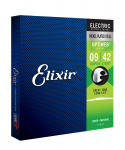 Elixir 19002 electric nickel plated steel optiweb
