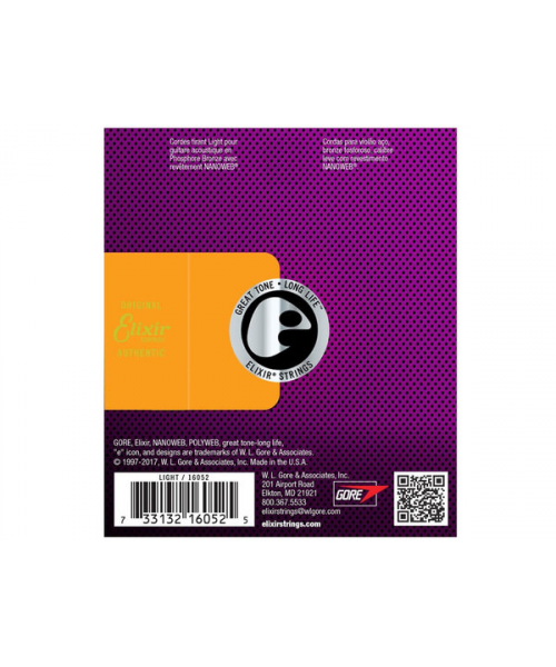 elixir 11152 Acoustic 80/20 Bronze Nanoweb