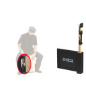Schlagwerk HECK75 - Heck Stick - jingle stick c/piastra di montaggio per cajon