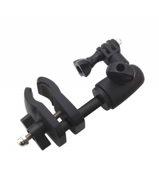 Zoom msm-1 - Q4 mounting clip on a microphone rod