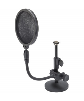 Samson MD2/PS05 Bundle - Asta microfonica da tavolo e Pop Filter