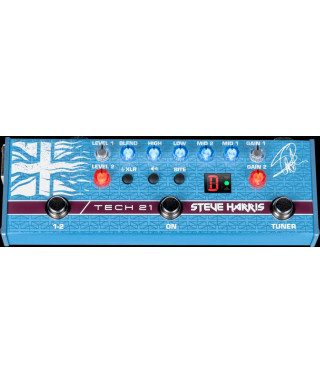 TECH21 SH1 - Steve Harris Signature Pedal - Preamplifier for bass