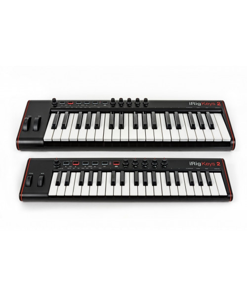 IK Multimedia iRig Keys 2 - Tastiera MIDI/Controller universale con 37 tasti mini