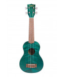 Kala KA-SEMB - Ukulele soprano Exotic Mahogany - Blue - c/borsa
