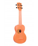 Kala KA-SWF-OR - Ukulele soprano Waterman - Fluorescent Orangesicle - c/borsa