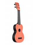 Kala KA-SWB-RD - Ukulele soprano Waterman - Tomato Red Matte - c/borsa