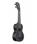 Kala ka-SWB-Bk - Ukulele soprano waterman - Black Matte - c / bag