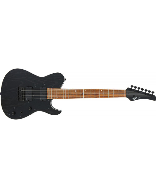 FGN Iliad JIL72ASHDEG/OPB - 7 corde - Open Pore Black - c/borsa