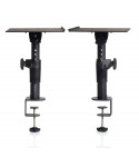 GATOR GFWSPKSTMNDSKCMP - Pair of stands to table clamp for studio monitor