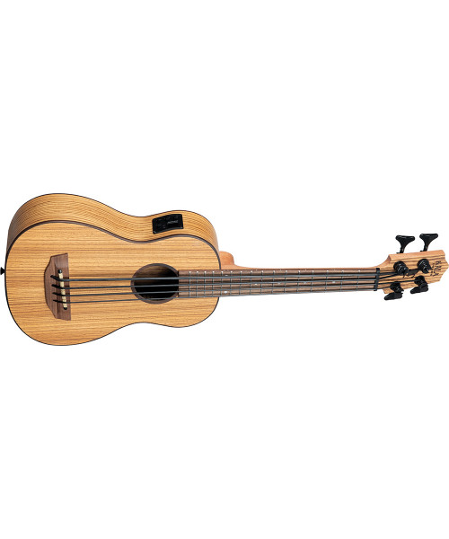 Kala Ubass-Zeb-Station - U-Bass Zebrawood electrified - c / bag