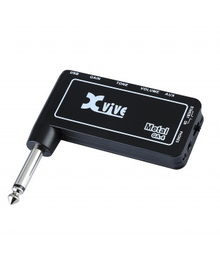 Xvive GA-4 metal - Guitar headphone amplifier