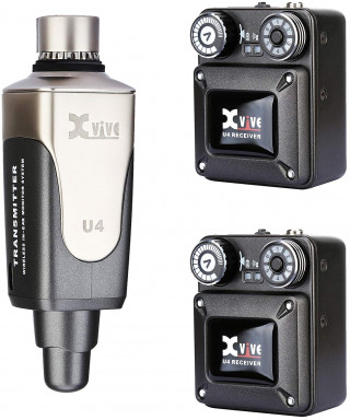 Xvive U4R2 IN-EAR MONITOR Sistema monitor wireless digitale a 2 ricevitori
