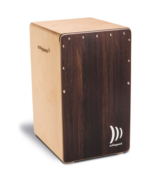 Schlagwerk CP408 ST - 2inOne Snare Cajon Dark Oak - Soft Touch