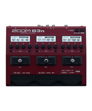 Zoom B3n - per basso - pedaliera multieffetto e amp-simulator