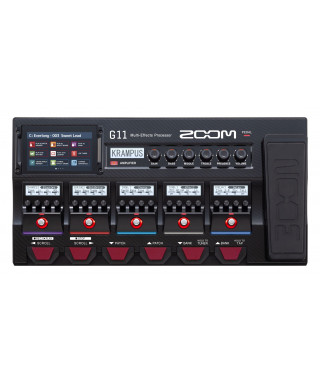 Zoom G11 - pedaliera multieffetto, amp-simulator, interfaccia audio