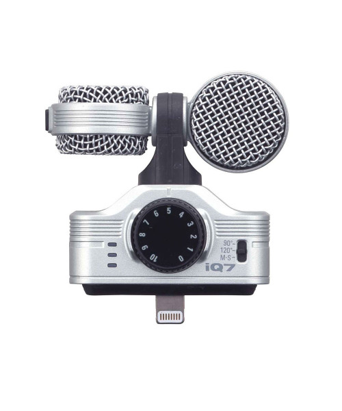 Zoom IQ7 - Mid / Side stereo microphone for iPhone5 / iPod touch / iPad Mini