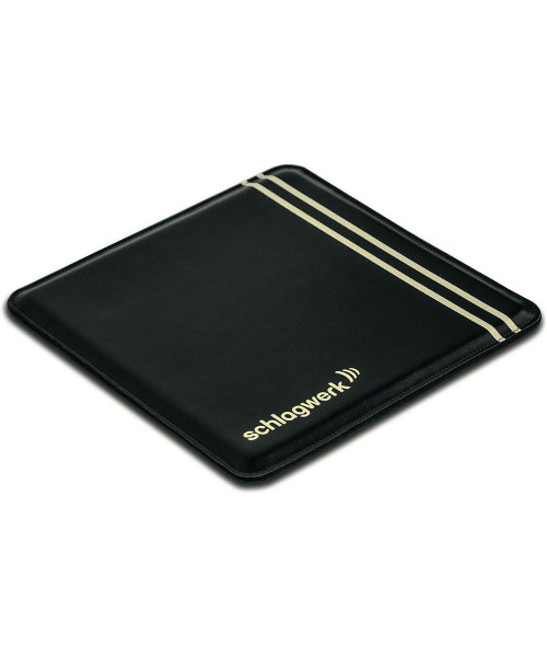 Schlagink Sp30blk - Leather pad '' Comfort '' for Cajon - black