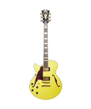 D'ANGELICO DELUXE SS  (STOPBAR) MATTE ELECTRIC YELLOW LEFT HAND