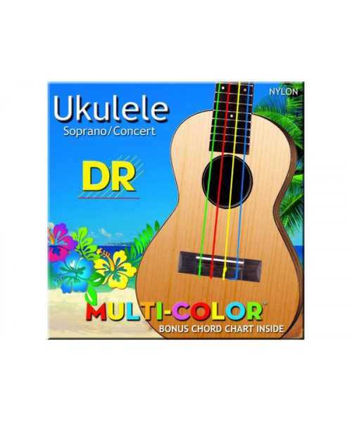 DR UMCSC UKULELE MULTICOLOR SOPRANO/CONCERT