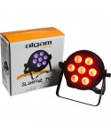 ALGAM LIGHTING Slimpar-710-Hex PAR Projector LED 7 x 10W RGBwau