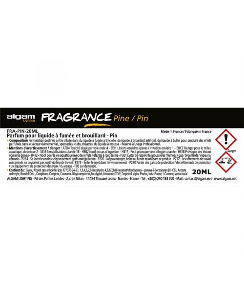 ALGAM LIGHTING FRA-PIN-20ML PROFUMO PER LIQUIDO DEL FUMO 20ML PINO