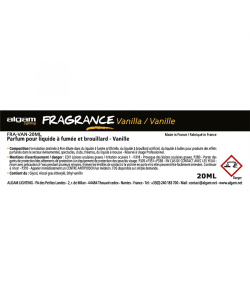 ALGAM LIGHTING FRA-VAN-20ML PROFUMO PER LIQUIDO DEL FUMO 20ML VANIGLIA