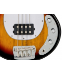 STERLING BY MUSIC MAN STINGRAY CLASSIC RAY24CA 4 3-TONE SUNBURST