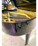 Half piano Blüthner black glossy