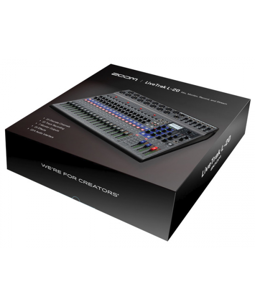 Zoom L-20 - Mixer digitale 20 canali, recorder e interfaccia audio