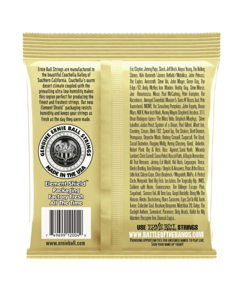 ERNIE BALL - 2004 EARTHWOOD 80/20 BRONZE LIGHT 11-52