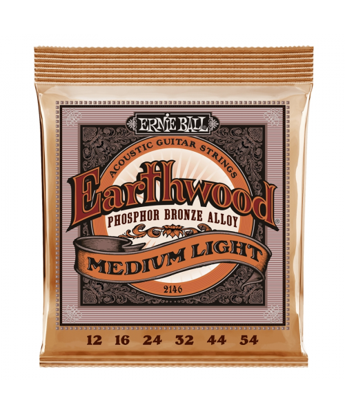 ERNIE BALL - 2146 EARTHWOOD PHOSPHOR BRONZE MEDIUM LIGHT