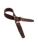 MAGRABO' Stripe SC Cotton Washed Brown 5cm TWINKLE Dark Brown Terminals, Buckle Recta Brass