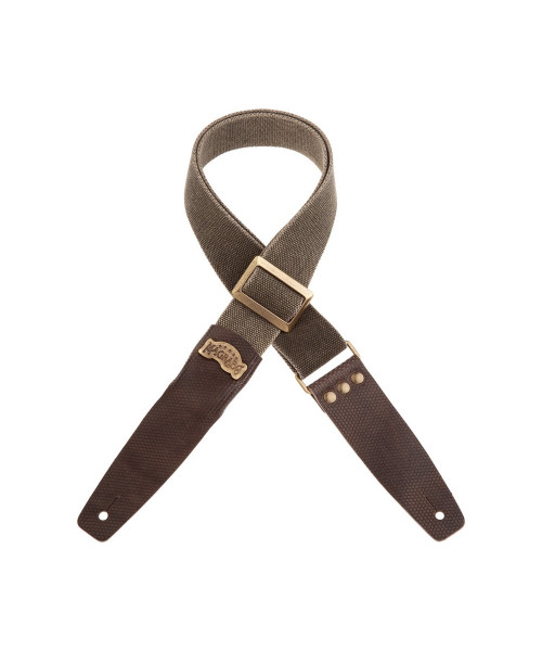 magrabò SC Cotton Washed Olive Green 5cm Twinkle Terminals Gray, Buckle Recta Brass