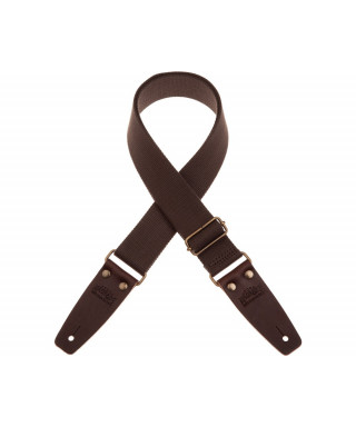 magrabò Stripe SC Entry Brown 5cm Dark Brown Terminals Antique Brass Buckle