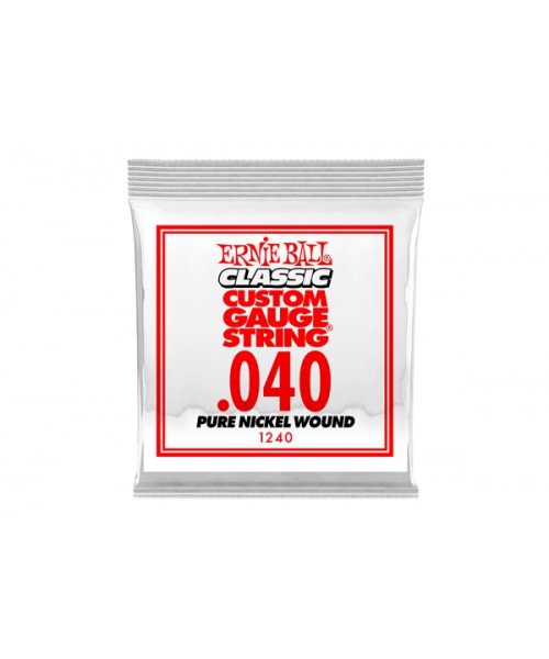 Ernie Ball 1240 Pure Nickel Wound .040