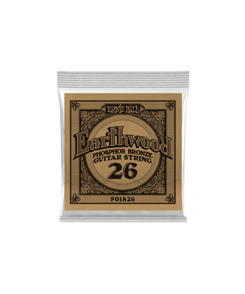 Ernie Ball 1826 Earthwood Phospor Bronze .026