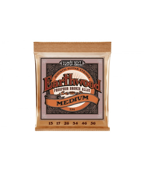 Ernie Ball 2144 Earthwood Phosphor Bronze Medium 13-56