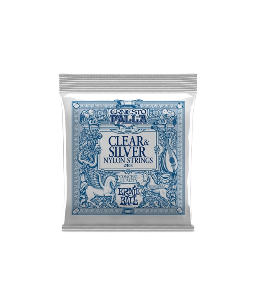 Ernie Ball 2403 Ernesto Palla Clear & Silver