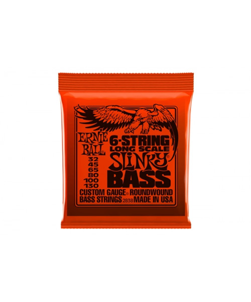 Ernie Ball 2838 Nickel Wound 6 String Long Staircase 32-130