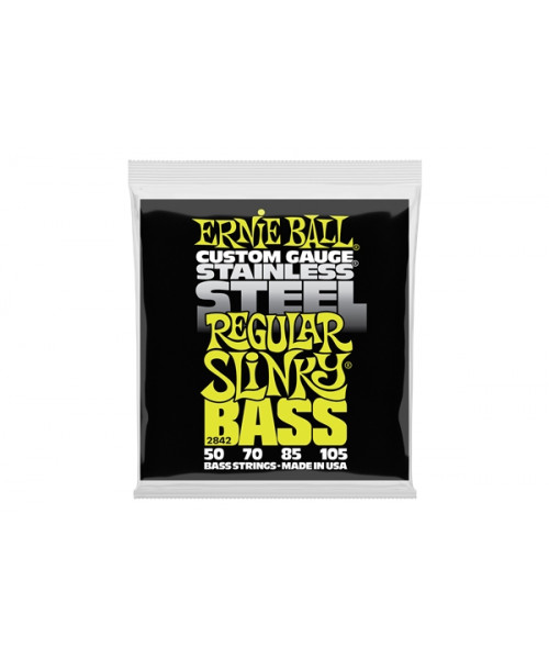 Ernie Ball 2842 Regular Slinky Stainless Steel 50-105