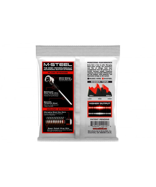 Ernie Ball 2915 M-Steel Skinny Top Heavy Bottom Slinky 10-52