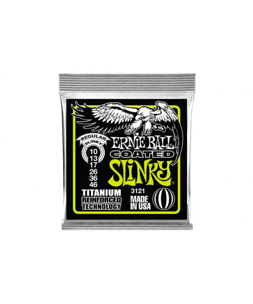 Ernie Ball 3121 RPS Coated Titanium Regular Slinky 10-46