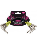 Ernie Ball 6059 Cable Patch Black 15 cm 3 pcs