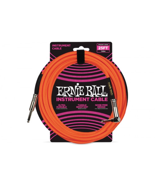 Ernie Ball 6067 Cavo Braided Neon Orange 7,62 m