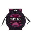 Ernie Ball 6068 Cavo Braided Black/Purple 7,62 m
