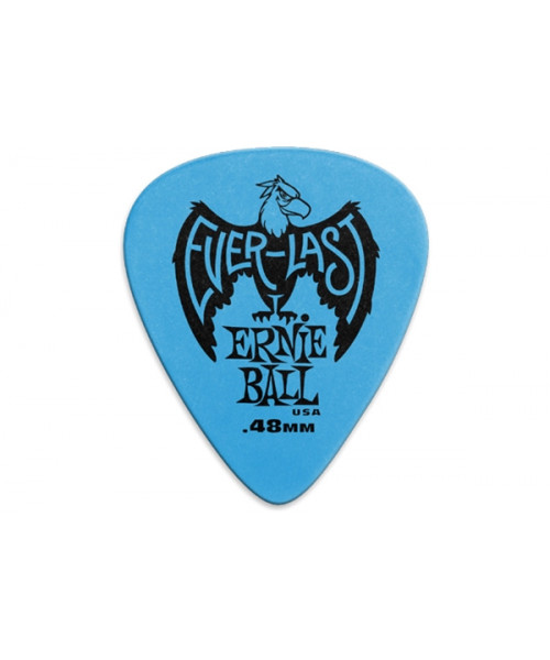 Ernie Ball 9181 Plettri Everlast Blue 0.48mm Busta da 12