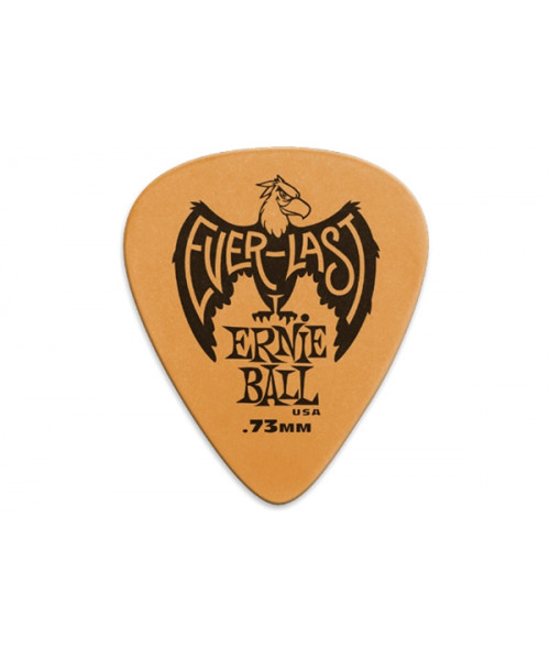 Ernie Ball 9190 Plettri Everlast Orange 0.73mm Busta da 12