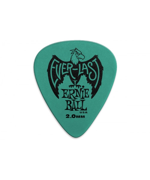 Ernie Ball 9196 Plettri EvervoSt Teal 2.0mm 12th envelope