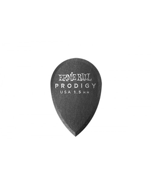Ernie Ball 9330 Plettri Prodigy Teardrop Black 1, 5mm envelope 6