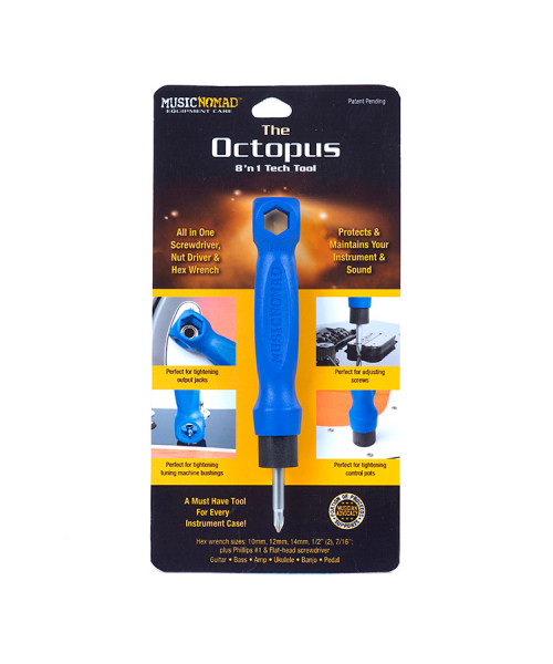 MusicNomad The Octopus 8 in 1 Tech Tool